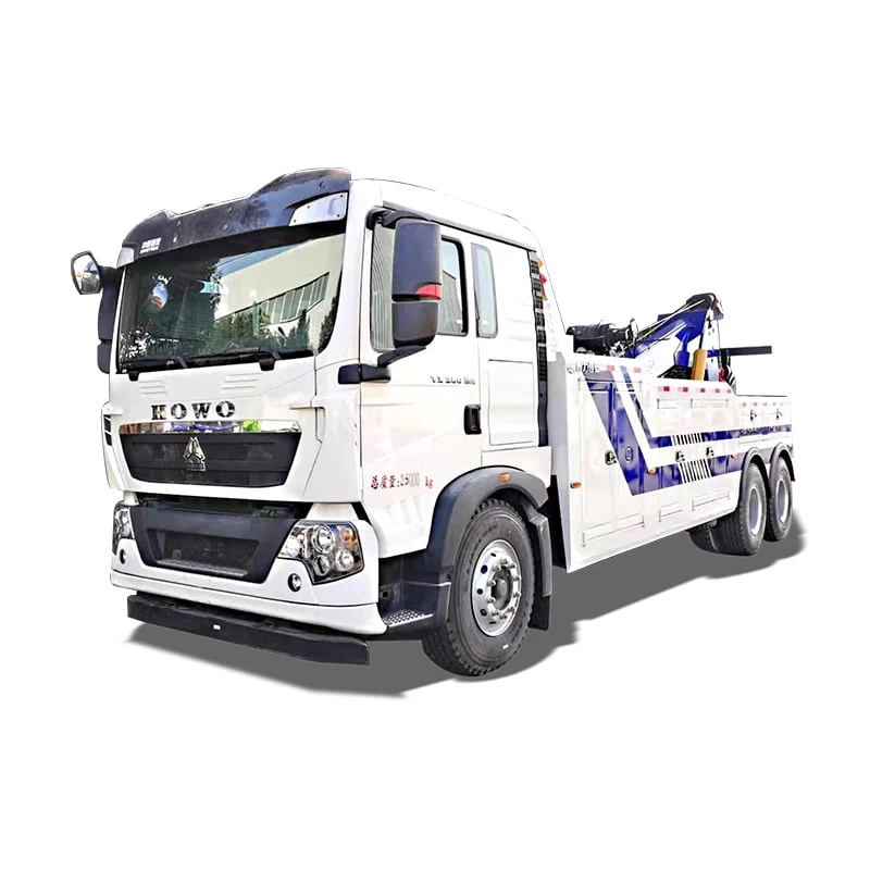 HOWO 50ton lifting & towing wrecker heavy duty tow truck Thumbnail
