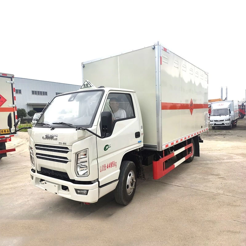 JMC firecracker transport blasting equipment truck Oblique Front View