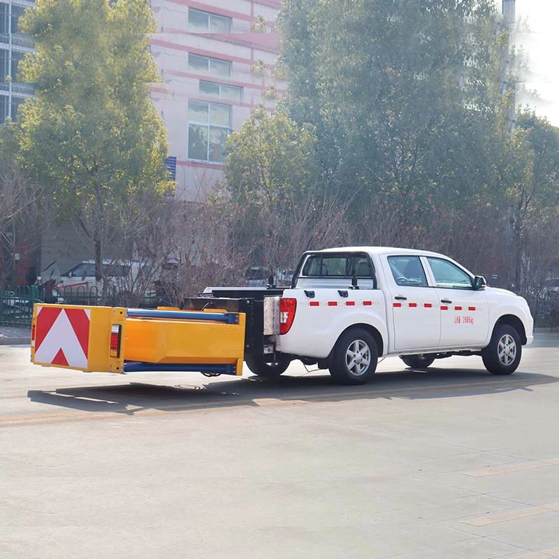 JMC pickup 70K anti-collision buffer truck Oblique Back Plot