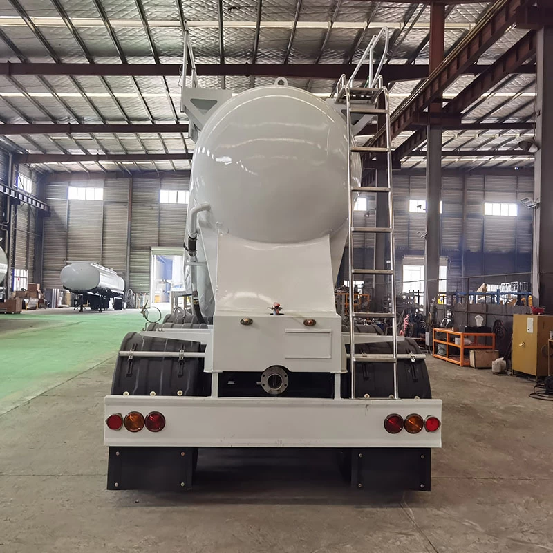 28cbm semi-trailer bulk cement powder tanker truck for sale Back Image

