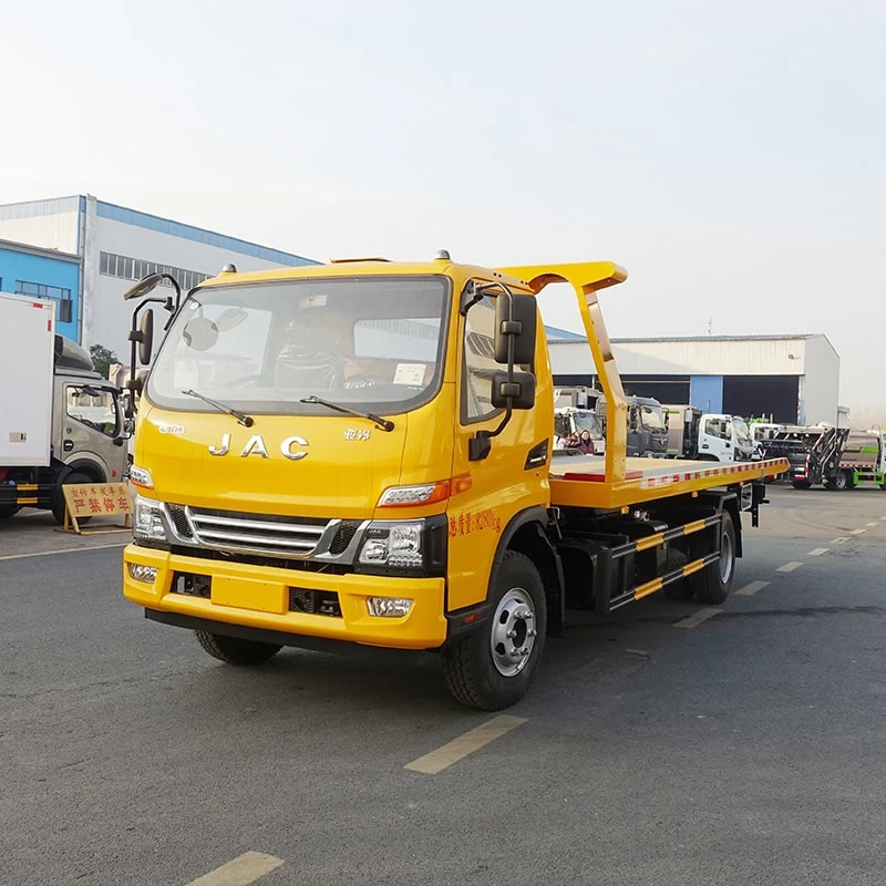 4*2 euro 2 3 4 5 crane wrecker JAC tow trucks wreckers Oblique Front View
