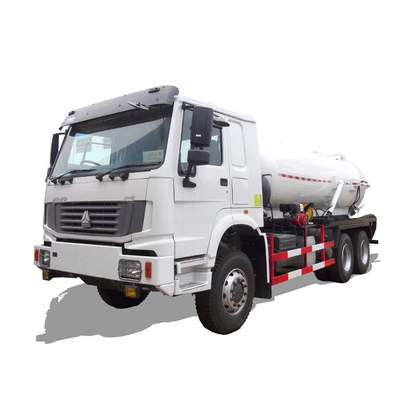 SINOTRUK 6*4 new or used 20CBM sewage suction truck Thumbnail
