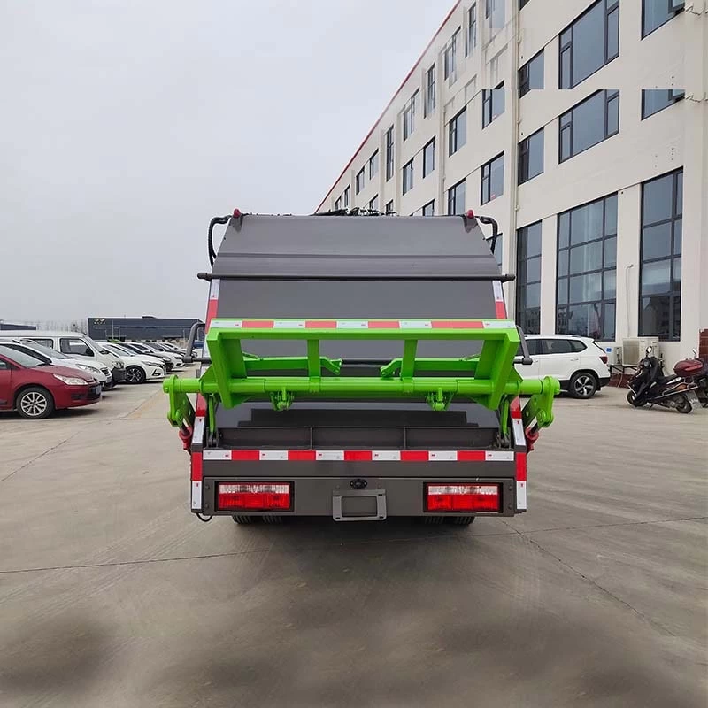 DongFeng 4X2 7cbm Garbage Compactor Truck Front View