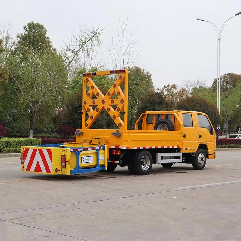 JMC 70km/h anti crash buffer truck Oblique Back Plot