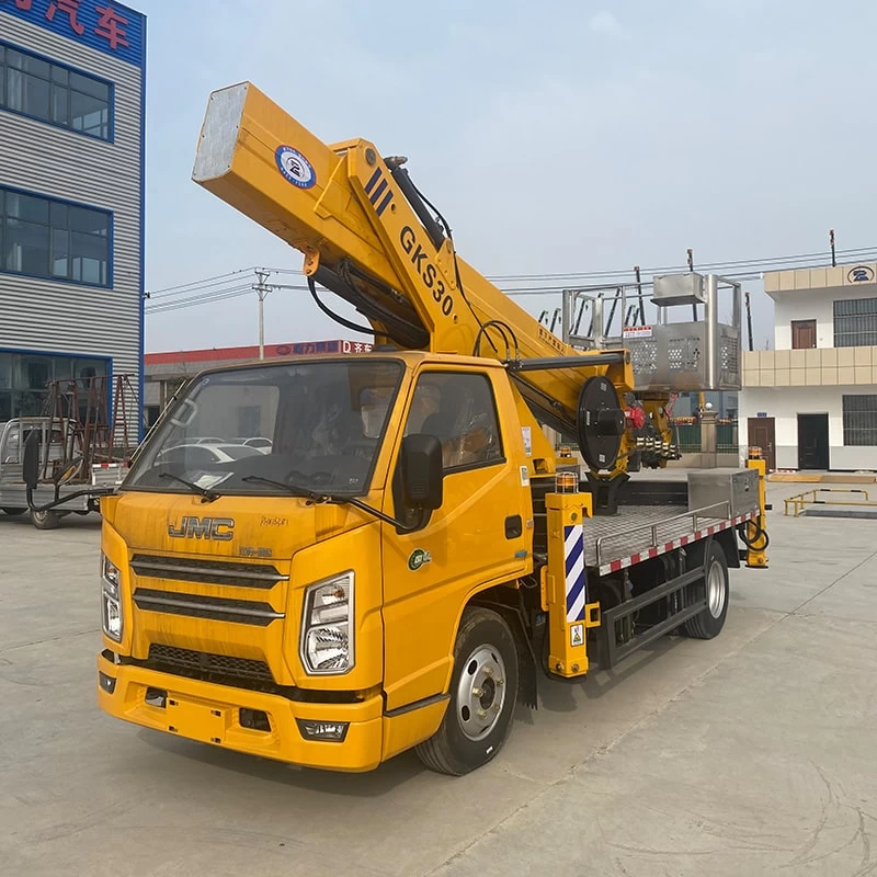 JMC 4*2 high altitude operation truck for sale Oblique Front View