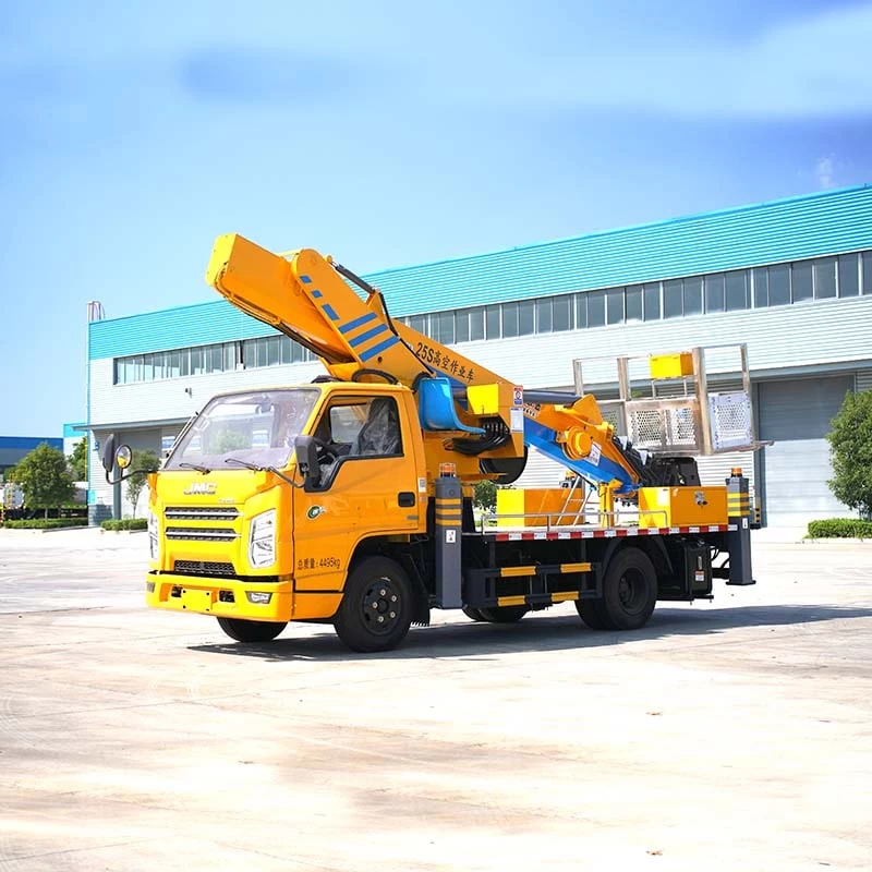 JMC 26m aerial work platform hydraulic lifting truck Oblique Front View