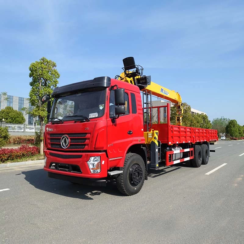 Dongfeng 14.5 meter Truck Mounted Crane Oblique Front View