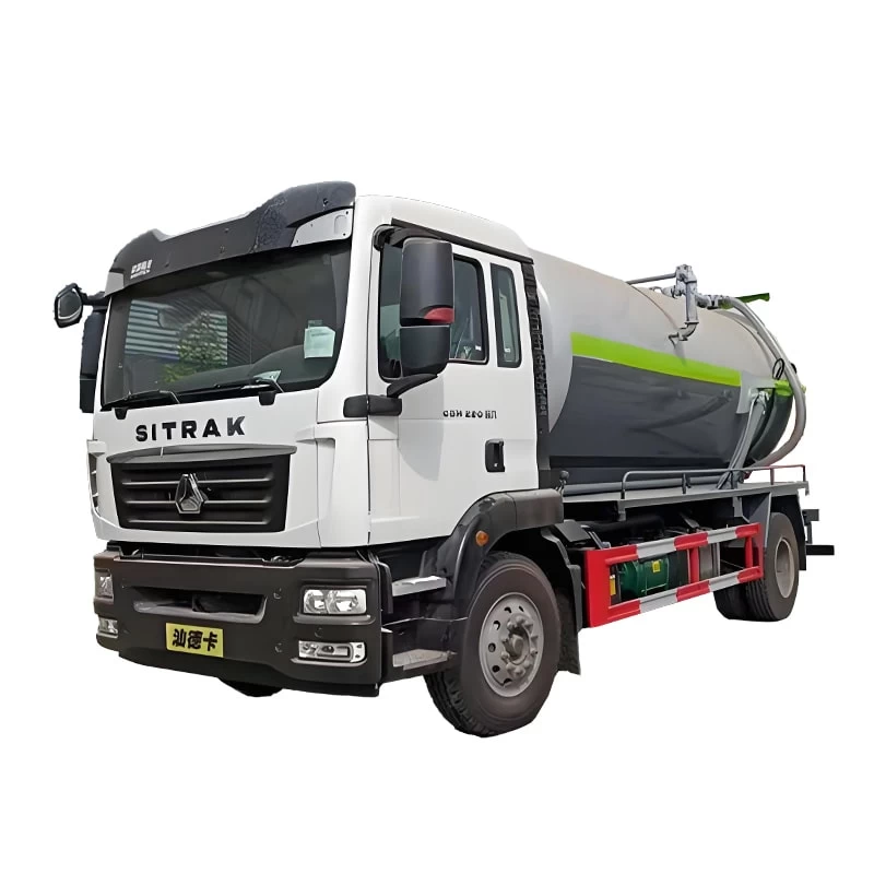 Sinotruk Sitrak 4x2 Vacuum 14000L Suciton Truck for Sale Thumbnail
