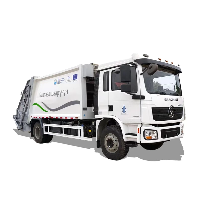 SHACMAN 12 CBM Garbage Collector Compressing Transport Truck Thumbnail
