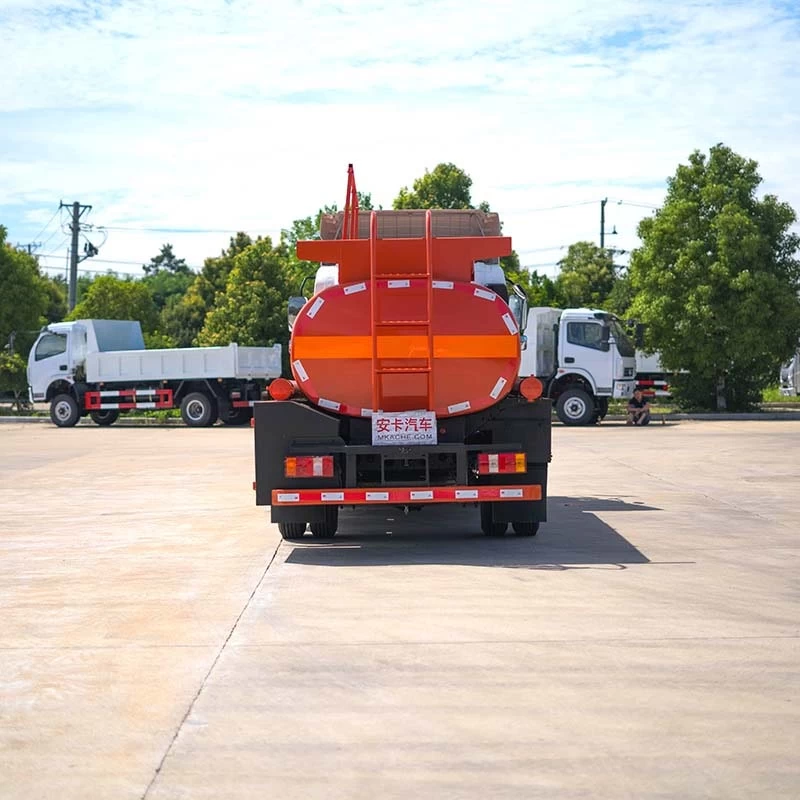 Howo 5CBM Mobile Refueling Tank Truck Front View