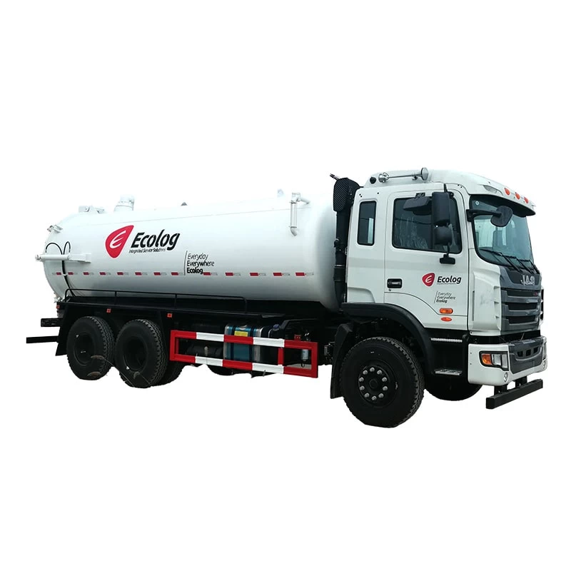 JAC 6*4 22 cubic jetting vacuum sewage suction truck Thumbnail
