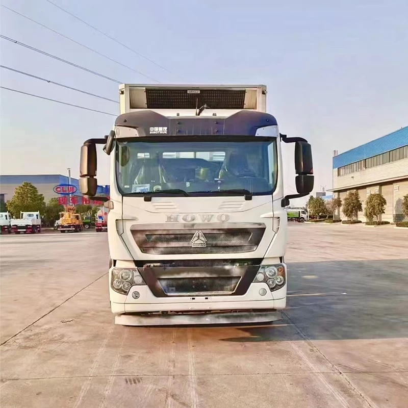 HOWO animal pig chicken livestock poultry transport truck Front View