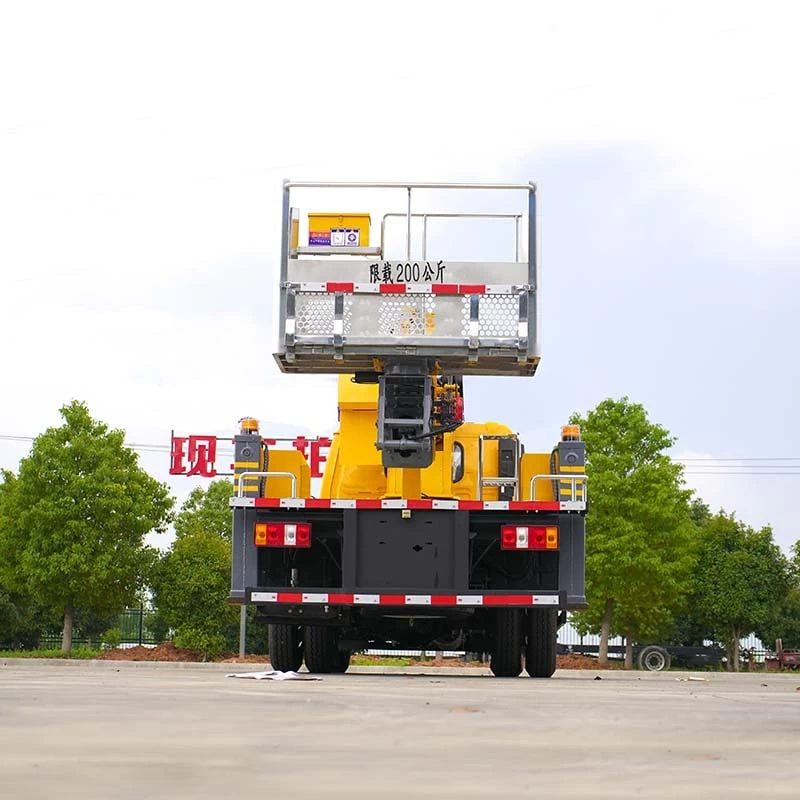 JMC 4X2 23m High-altitude Operation Truck Back Image