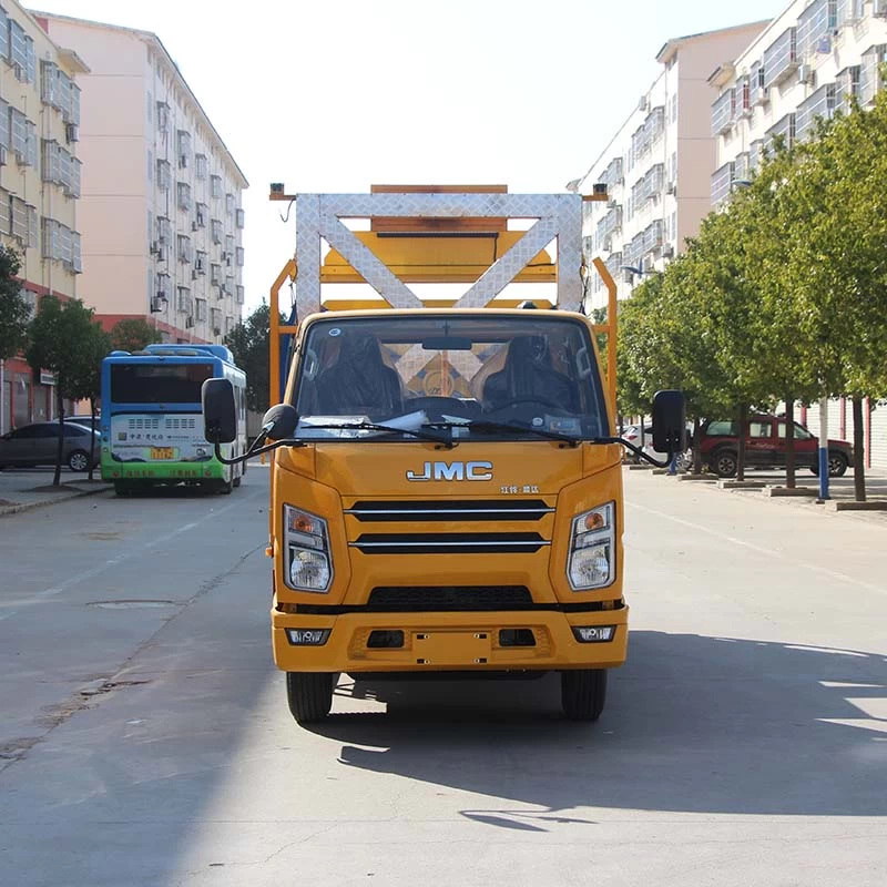 China JMC 80K anti crash buffer truck Front View
