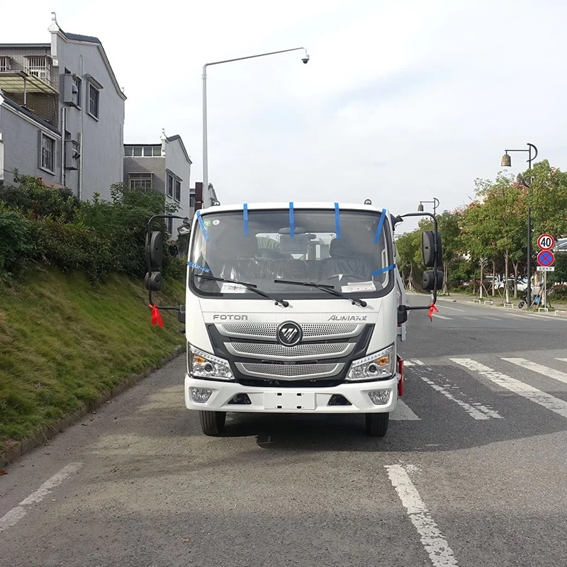 Foton 4x2 hydraulic wrecker tow road recovery truck Front View