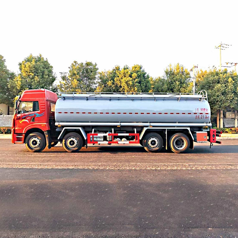 FAW 18 ton lubricating oil sea water transport truck Front Side View