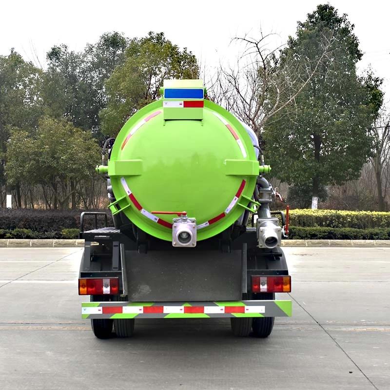 Foton 4*2 2000L vacuum truck sewage suction Back Image