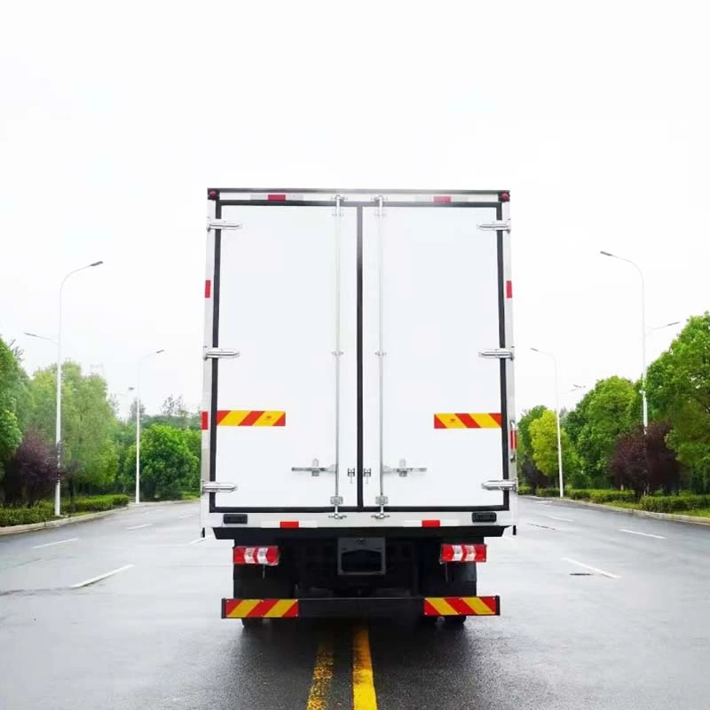 Jac 4x2 5 Ton Refrigerator Cooling Van Refrigerated Truck Back Image
