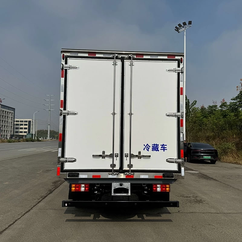 JMC Small 5 Ton Freezer Refrigerated Van Box Truck Price Back Image
