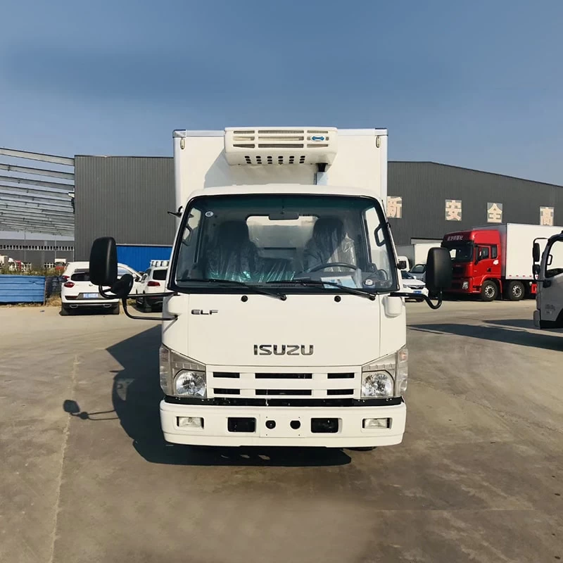ISUZU freezer cold refrigerated truck for truck Front View