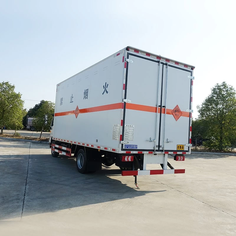 JAC 4*2  blasting equipment van cargo truck for sale Oblique Back Plot