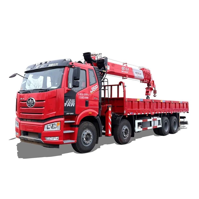 FAW 8*4 21 meter boom telescopic truck mounted crane Thumbnail