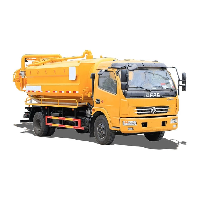 Dongfeng sewage suction cleaning truck for sewer dredge Thumbnail 