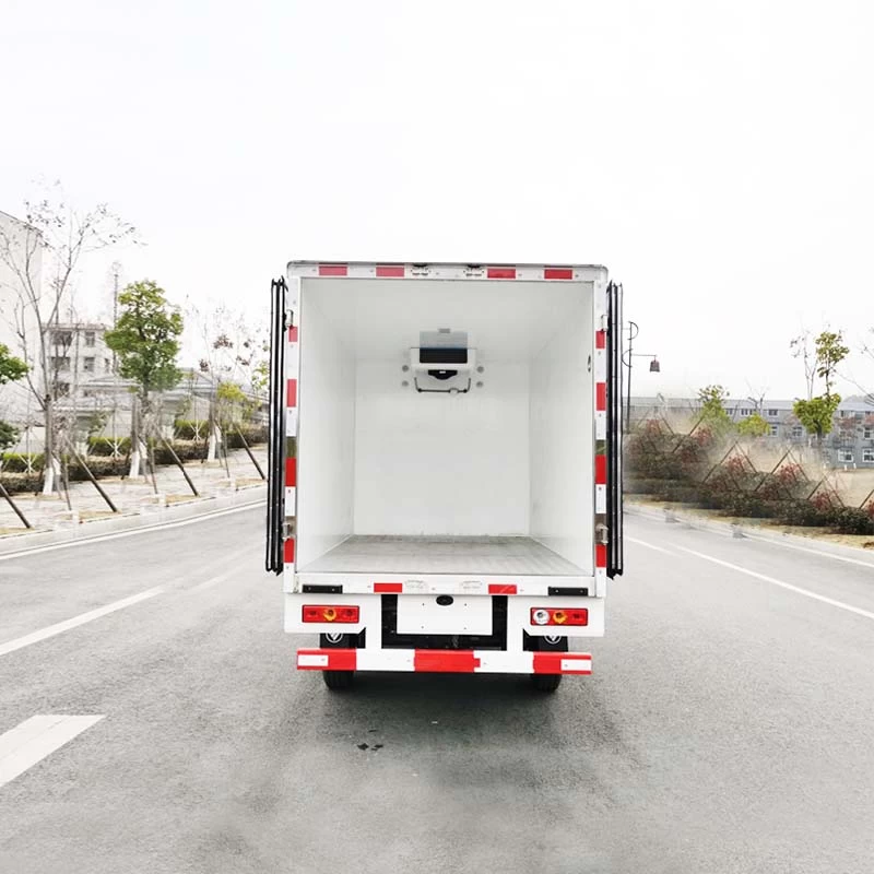 Foton 4x2 freezer Refrigerator Truck transport vegetable Back Image