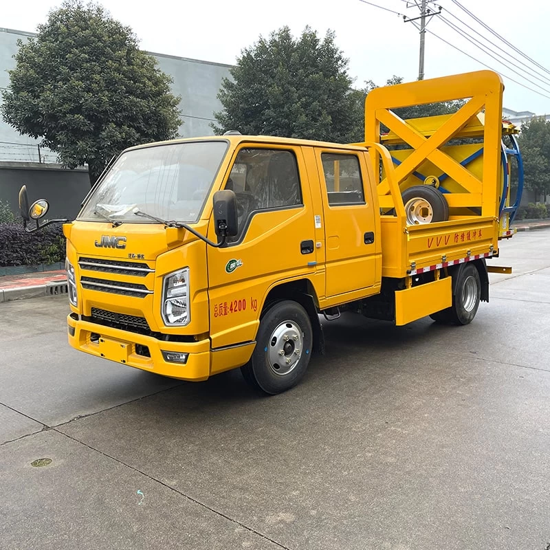 JMC 70K Anti Collision Buffer Trucks Oblique Front View
