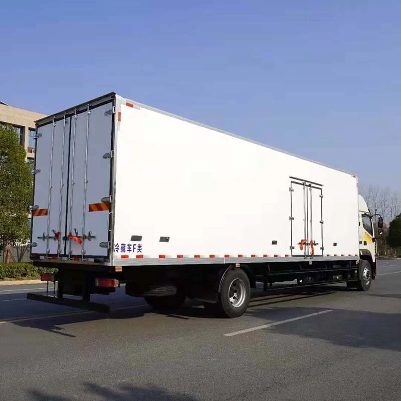 Foton 9.6m 10 ton Refrigerated Van And Truck For Sale Oblique Back Plot