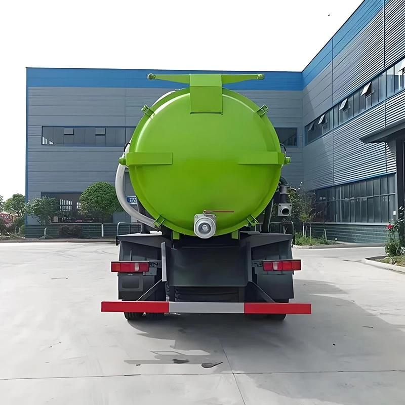 Sinotruk Sitrak 4x2 Vacuum 14000L Suciton Truck for Sale Back Image
