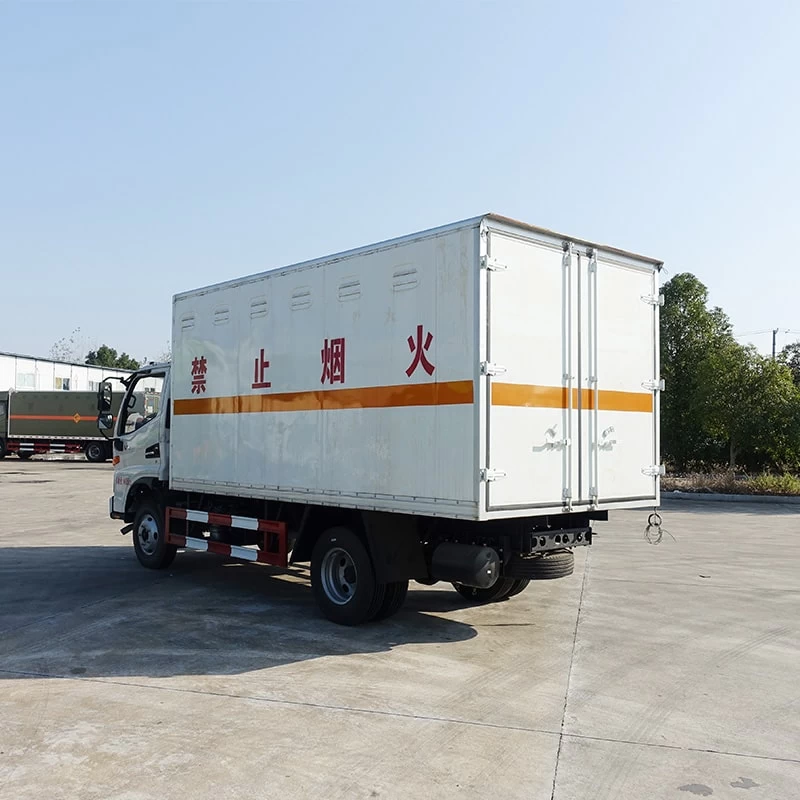 JAC 4*2 dangerous goods explosive carrying vehicle for sale Oblique Back Plot
