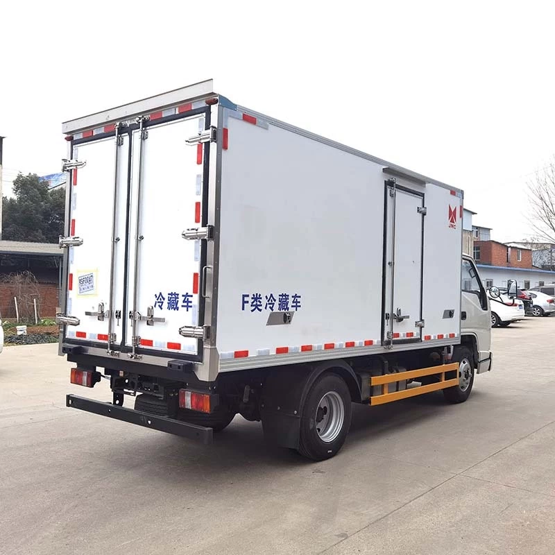 JMC 4x2 refrigerated box 16m3  small refrigerated trucks Oblique Back Plot