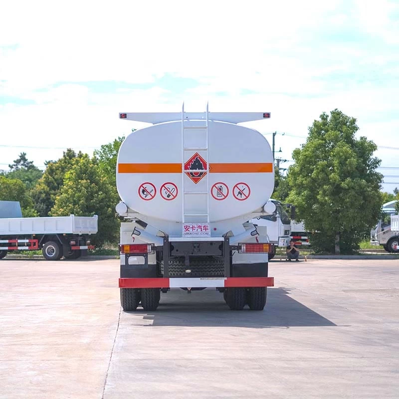 Shacman 6x6 25000 liters fuel oil truck tanker Back Image