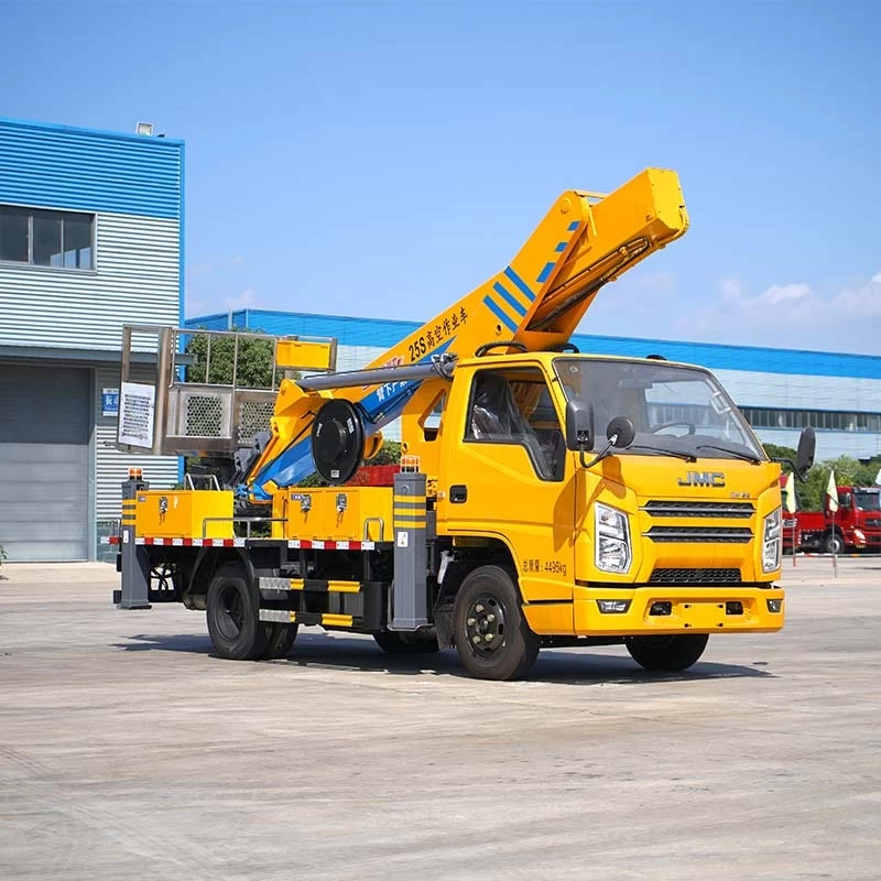 JMC 26m aerial work platform hydraulic lifting truck Oblique Front View