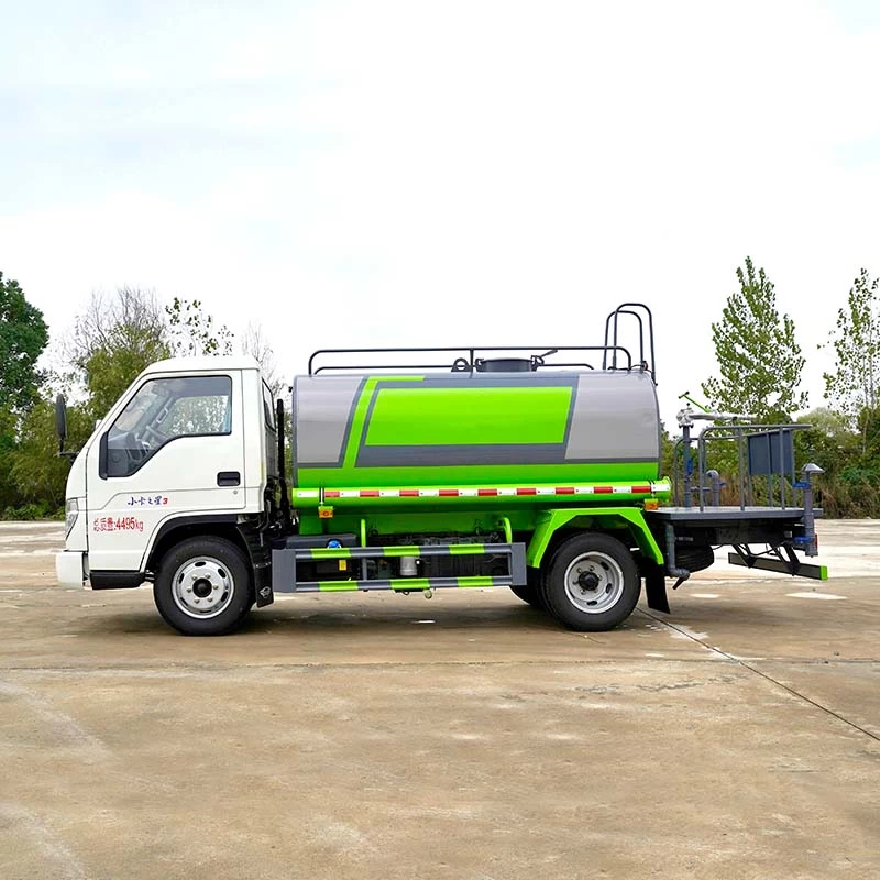 Foton 4x2 Mini Water Tank Truck Small Water Tanker Front Side View