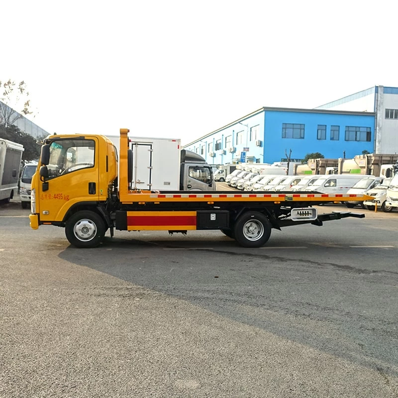 ISUZU 3 ton japanese wrecker truck tow trucks wreckers Front Side View

