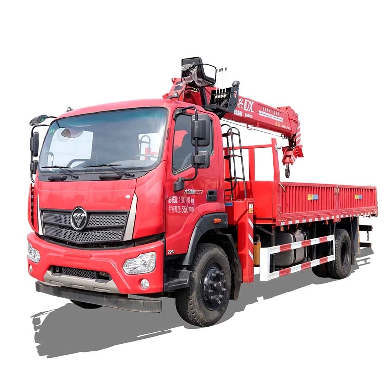 FOTON 4*2 15 meter Telescopic boom truck mounted crane Thumbnail