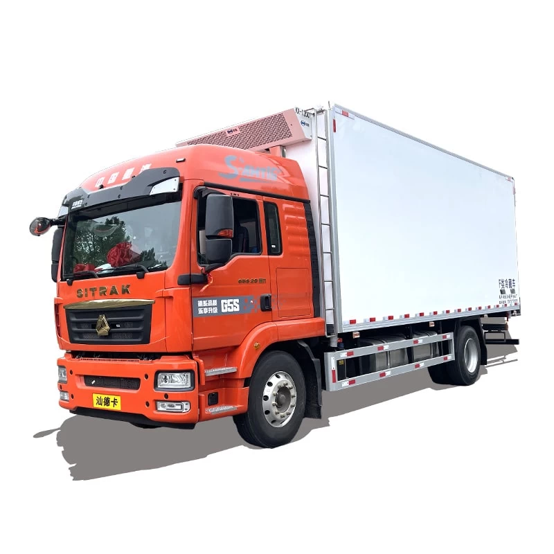 New diesel HOWO 41m3 vegetable truck refrigeration Thumbnail

