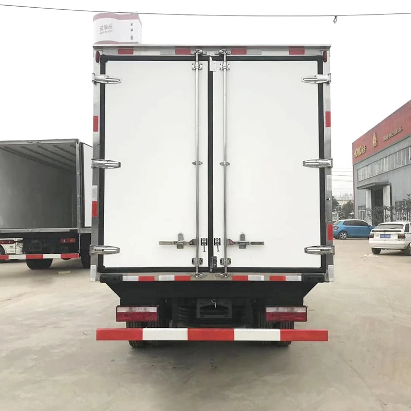 JAC 18m3 small mini meet vegetable refrigerated trucks Back Image