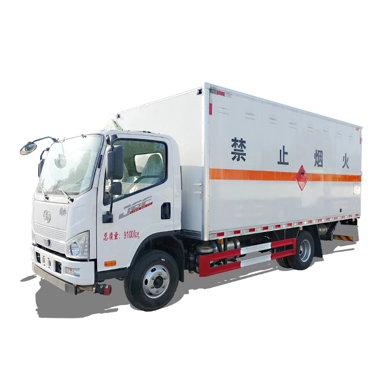 FAW 4*2 flammable liquid explosion-proof truck for sale Thumbnail
