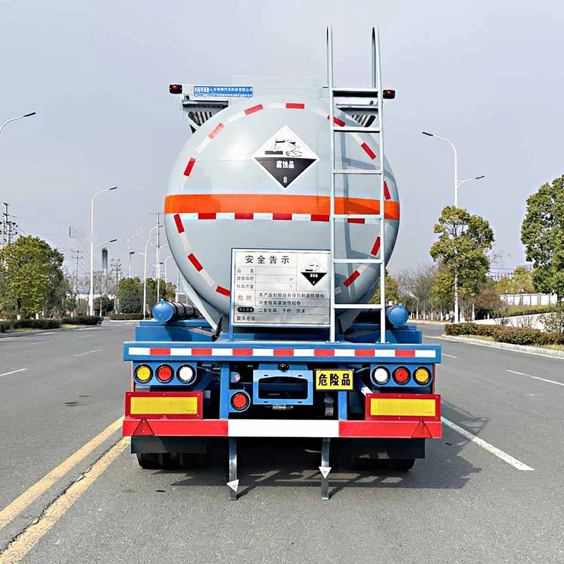 28.5 cbm semi-trailer chemicals transport truck Back Image
