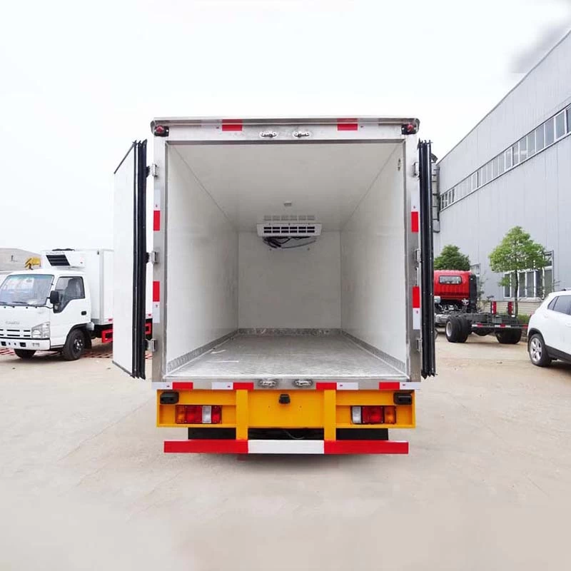 Isuzu 4x2 4.2m Refrigerated Box Van Refrigerator Truck Back Image