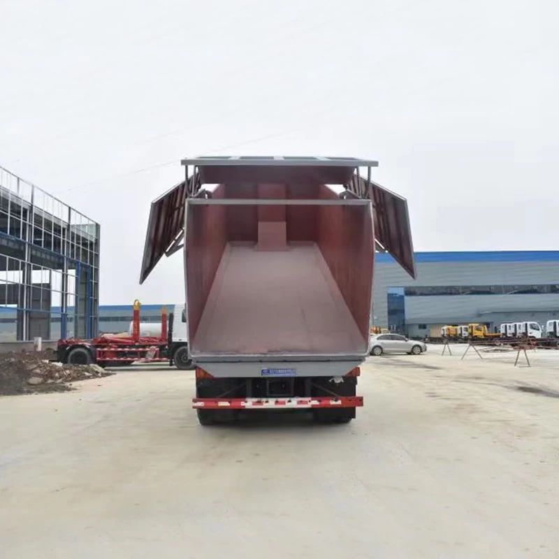 Dongfeng 4*2 compression docking refuse collector Back Image