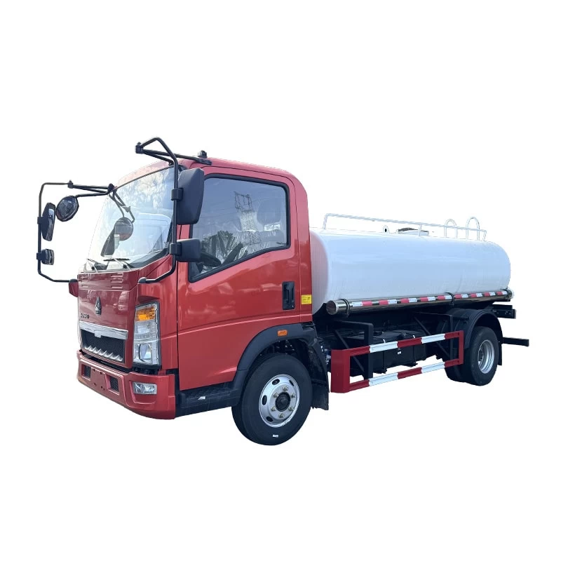Howo Mini Oil Fuel Tanker Truck 5000L Gasoline Petrol Diesel Thumbnail
