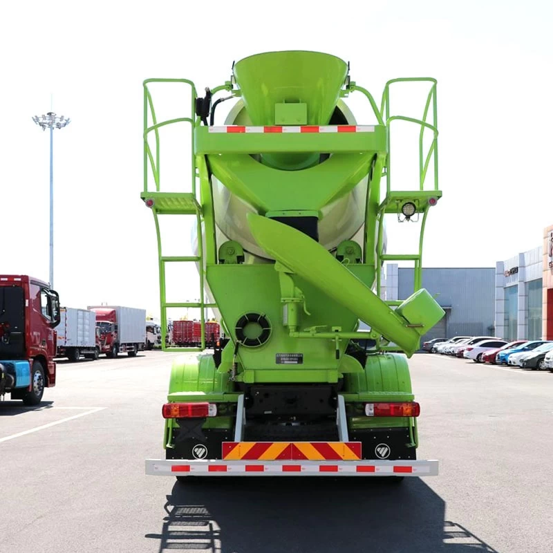 FOTON 8*4 10 cbm concrete mixer truck with pump Back Image