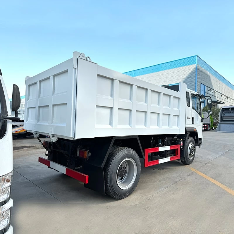 Cheap price 4*2 new or used howo dump truck for sale Oblique Back Plot 