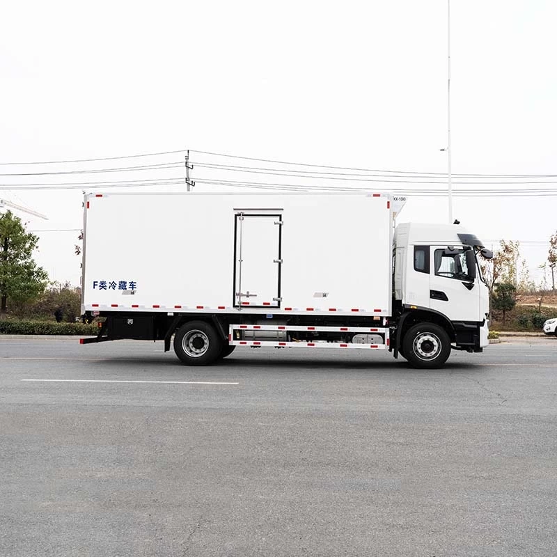 HOWO 8x4 refrigerated truck Front Side View
