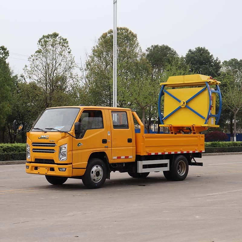 JMC 70km/h anti crash buffer truck Oblique Front View