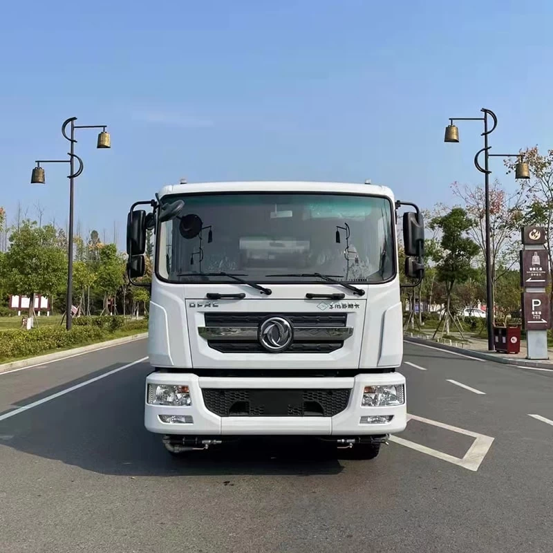 Dongfeng 4*2 road sweeper truck Front View
